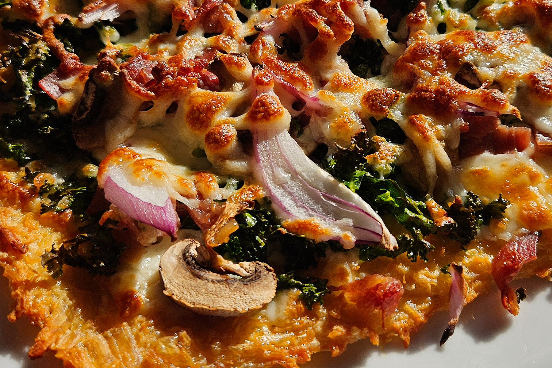 Pizza keto cétogène